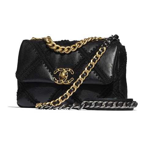 chanel 19 bag 30cm|chanel 19 borsa.